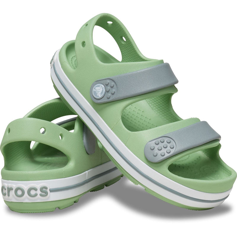 Crocs  Kids Crocband Play Synthetic Fair Green/Dusty Green Sandals