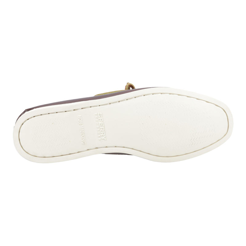 Sperry Authentic 2 Eye Leather Men's Brown Boat Shoes