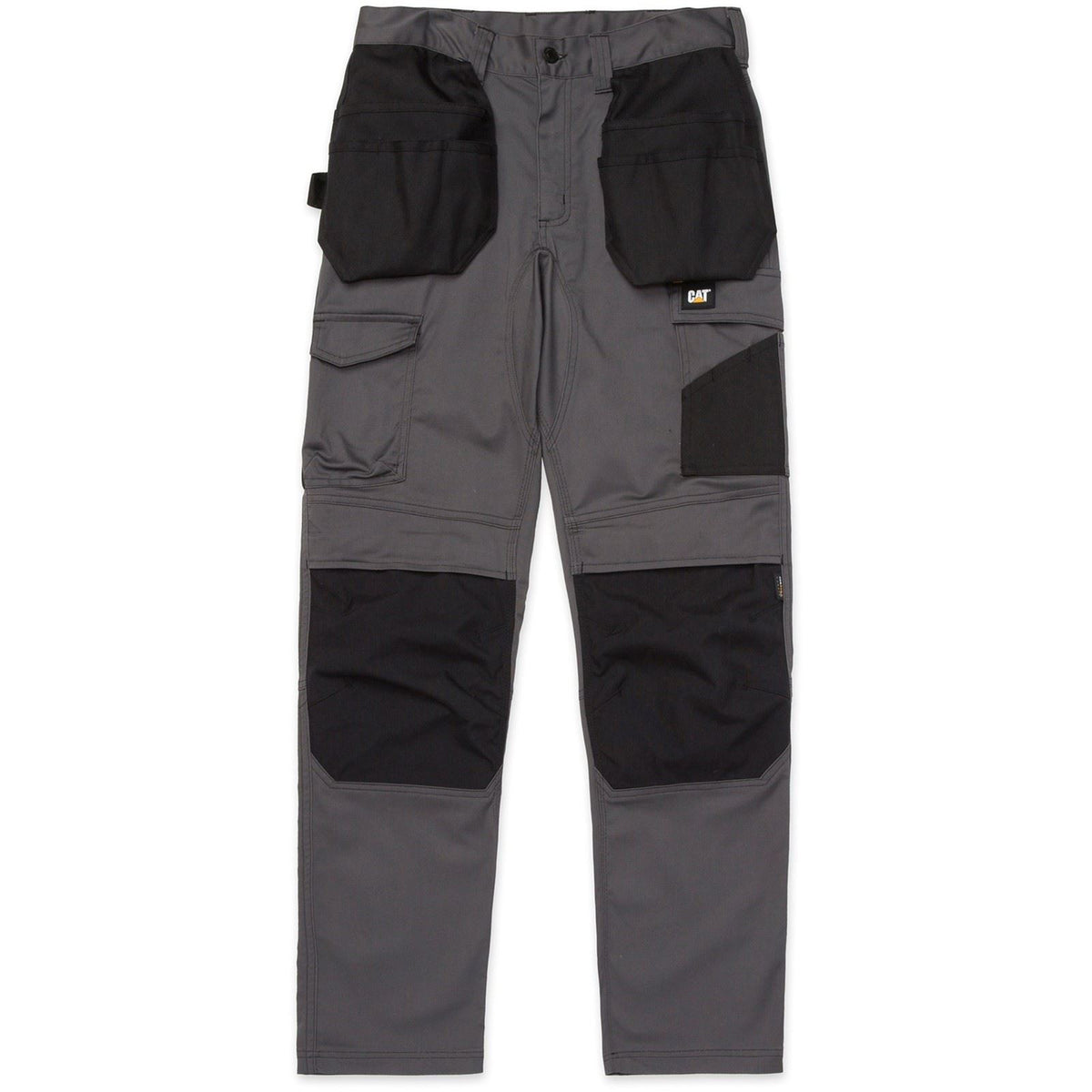 Caterpillar Essential Knee Pocket Stretch Holster Synthetic Men's Grey Outdoor Trousers