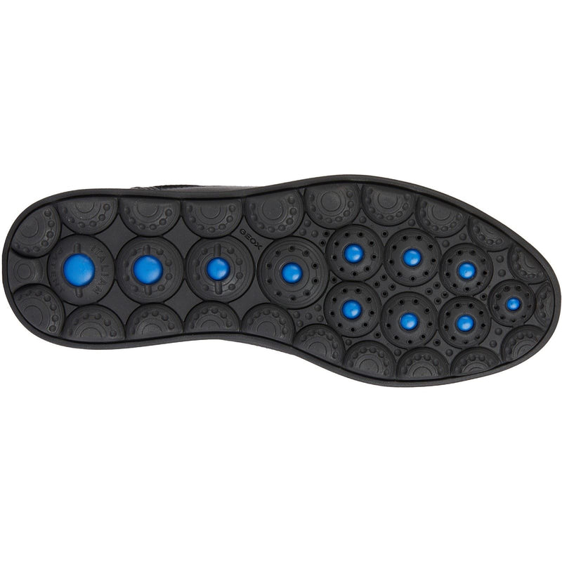 Geox U SPHERICA EC12 Leather Bovine Full Grain Men's Black Trainers