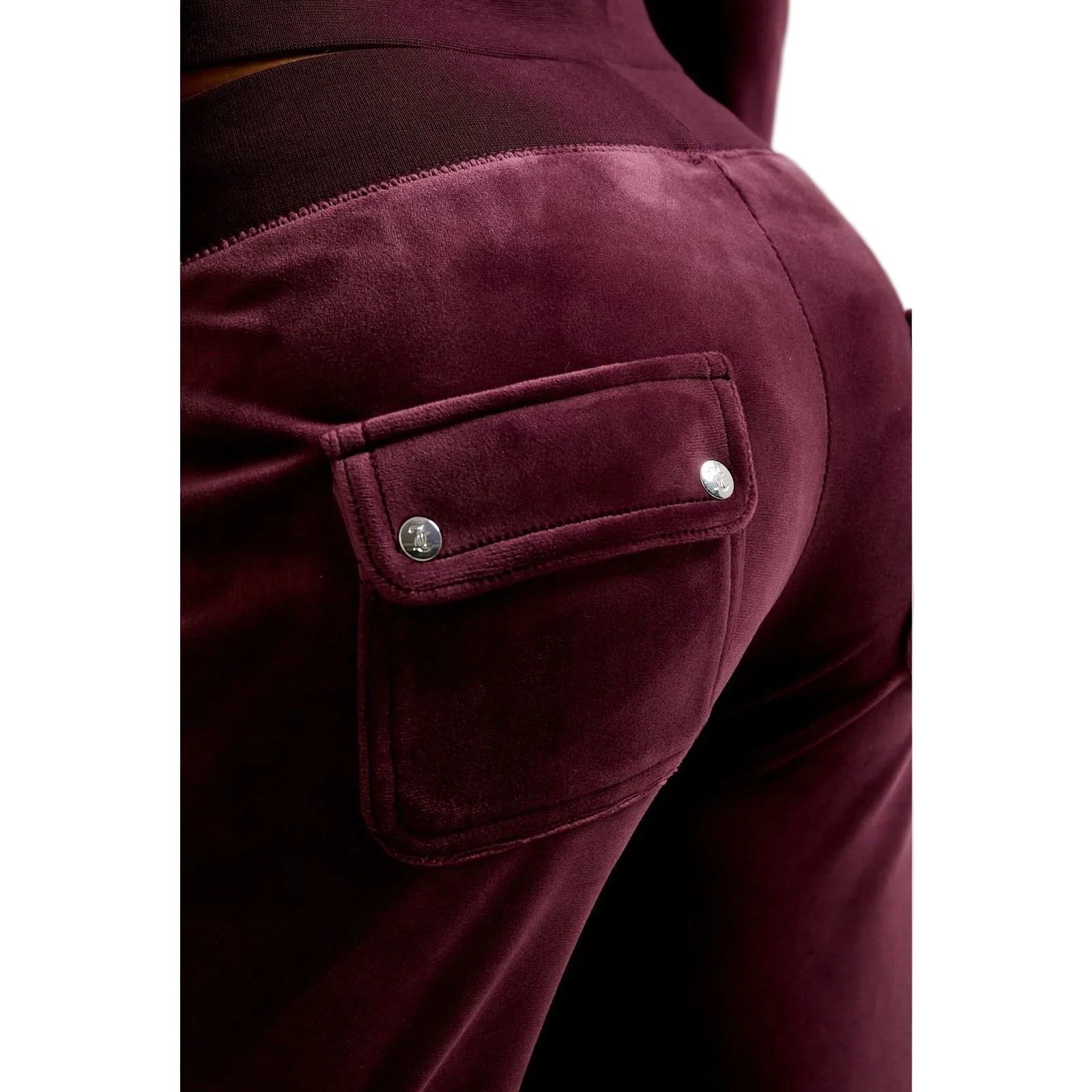 Juicy Couture Layla Synthetic Women's Wine Track Pants