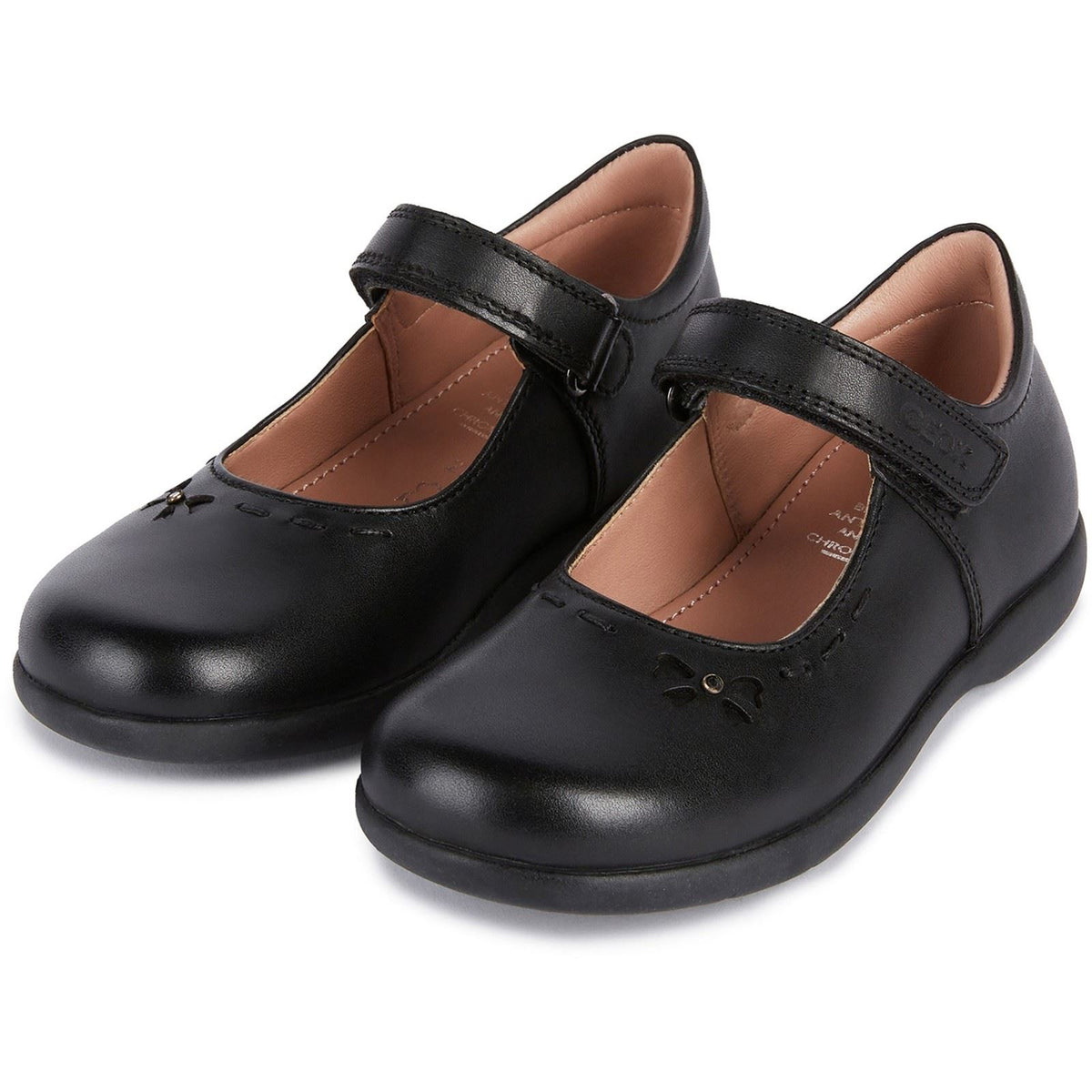Geox Naimara Leather Black Shoes