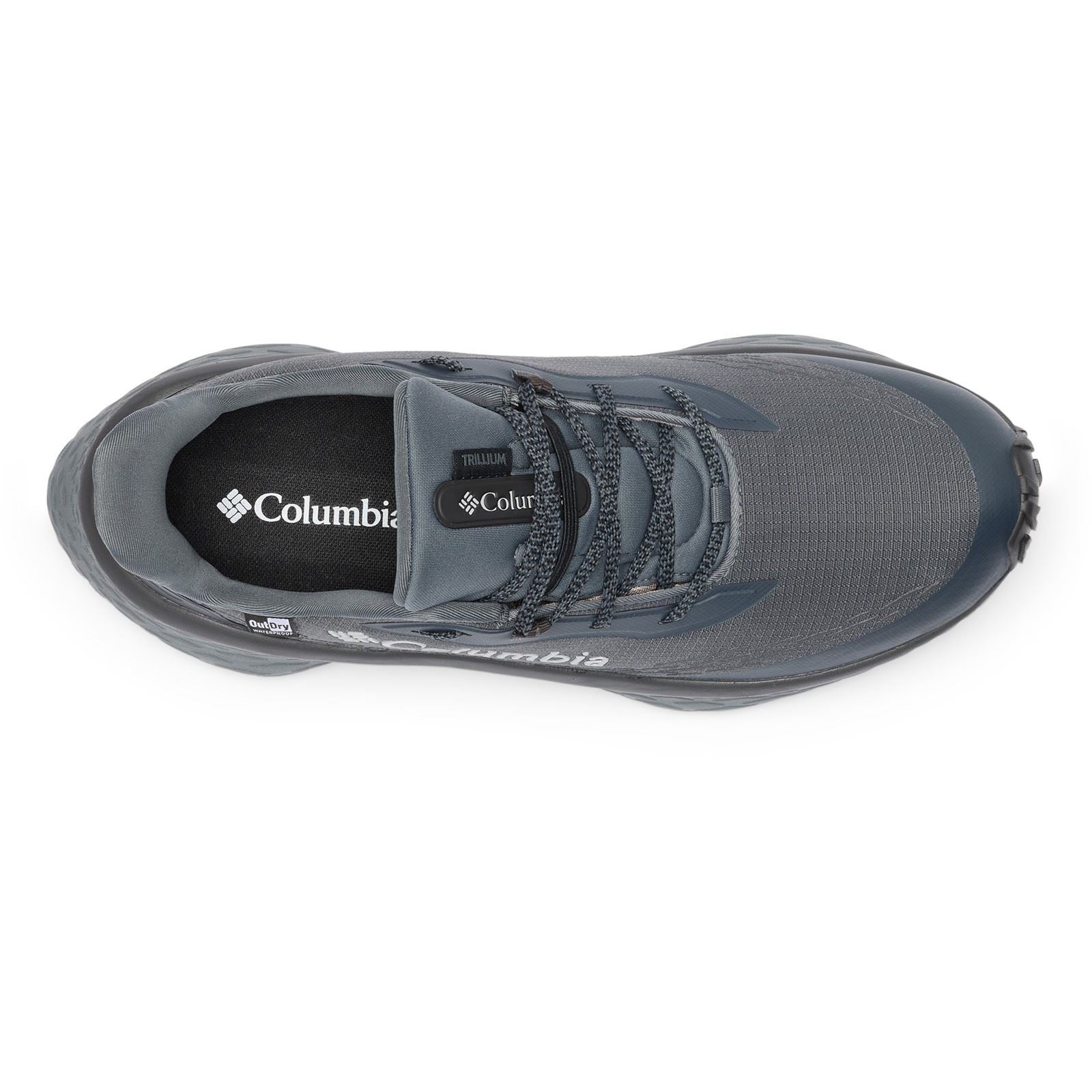 Columbia Konos Trillium Walking Polyester Men's Graphite/Black Hiking Shoes