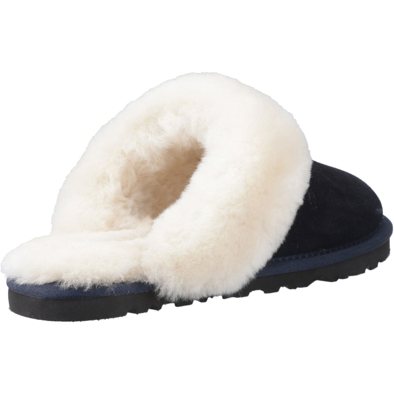 Hush Puppies Samantha Suede Women's Navy Slippers