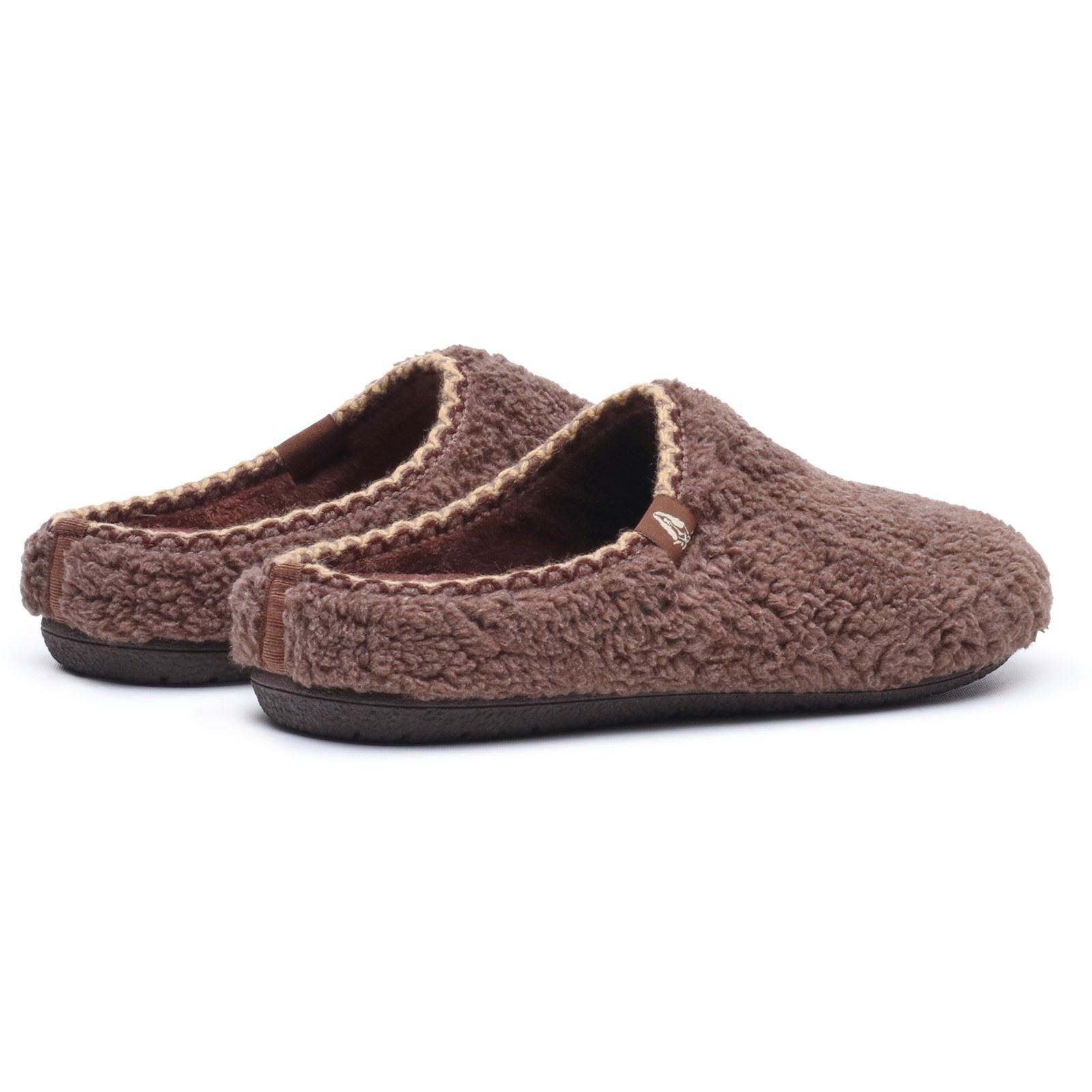 Hush Puppies Good Textile Women's Chocolate Slippers