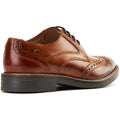 Base London York Leather Men's Burnt Tan Brogues Shoes