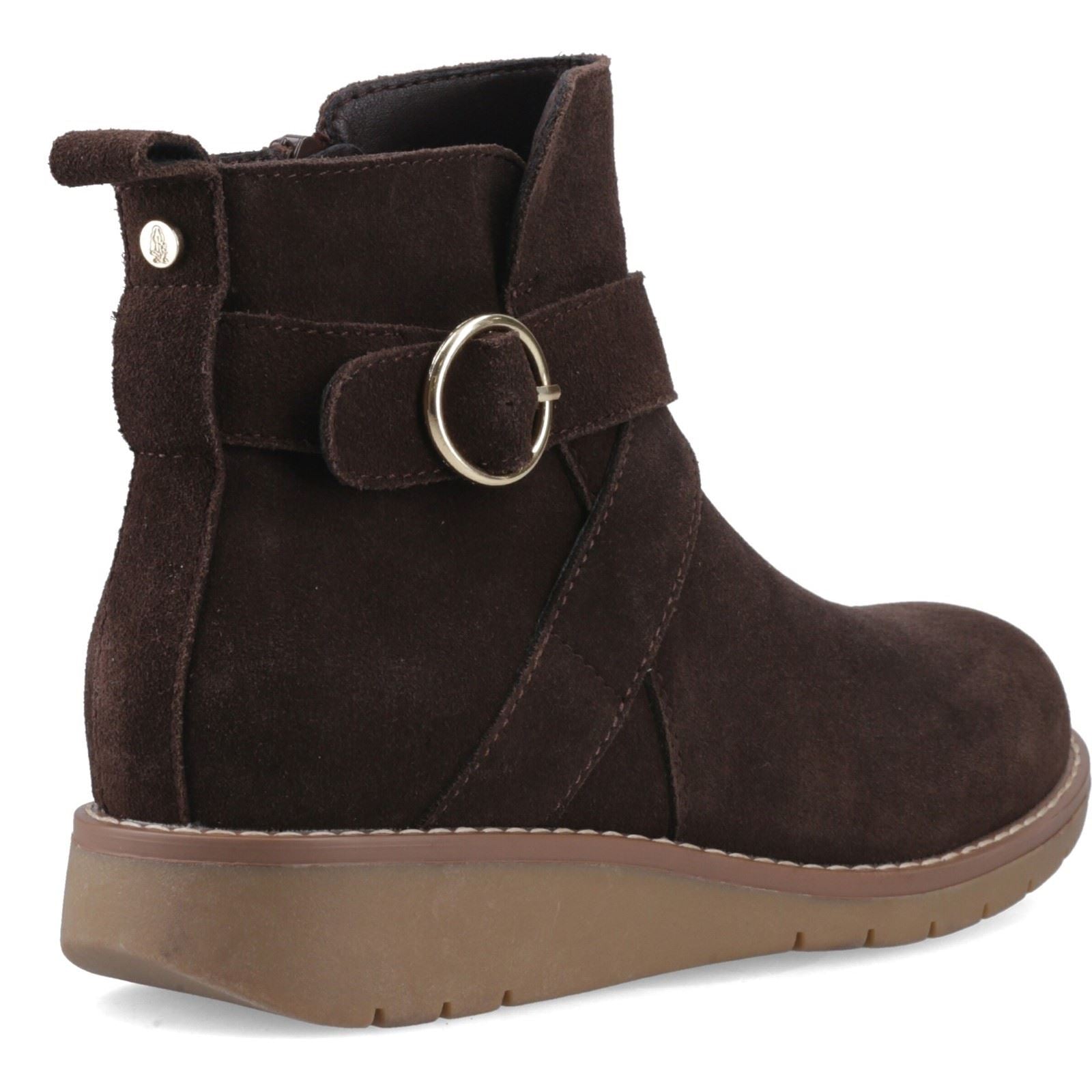 Hush Puppies Lyra Suede Women's Chocolate Boots