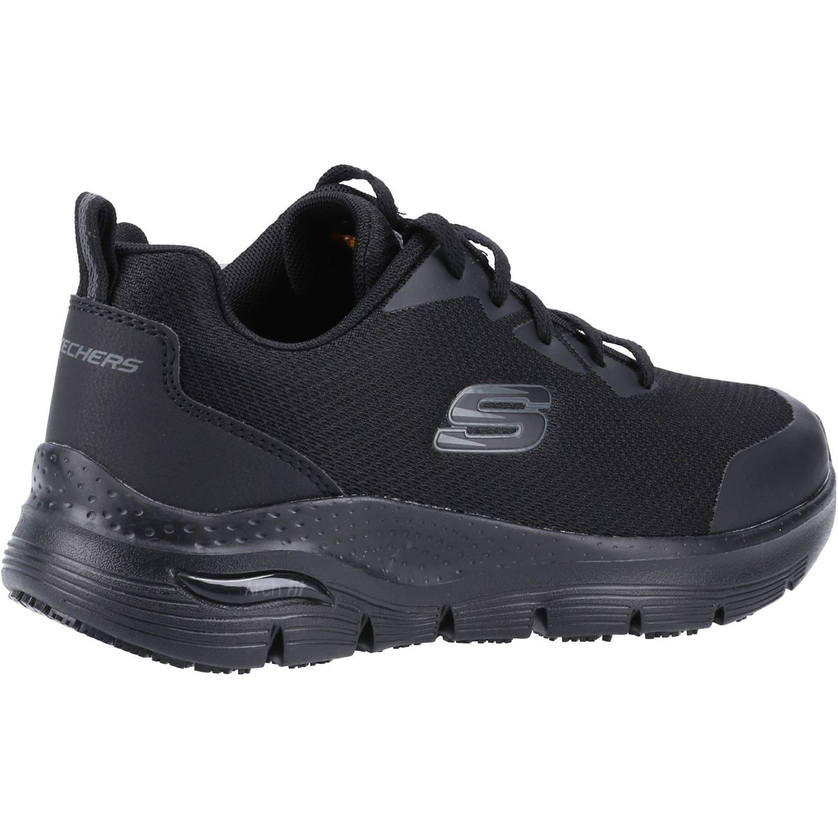 Skechers Workwear Arch Fit Sr Polyester Women's Black Safety Trainers