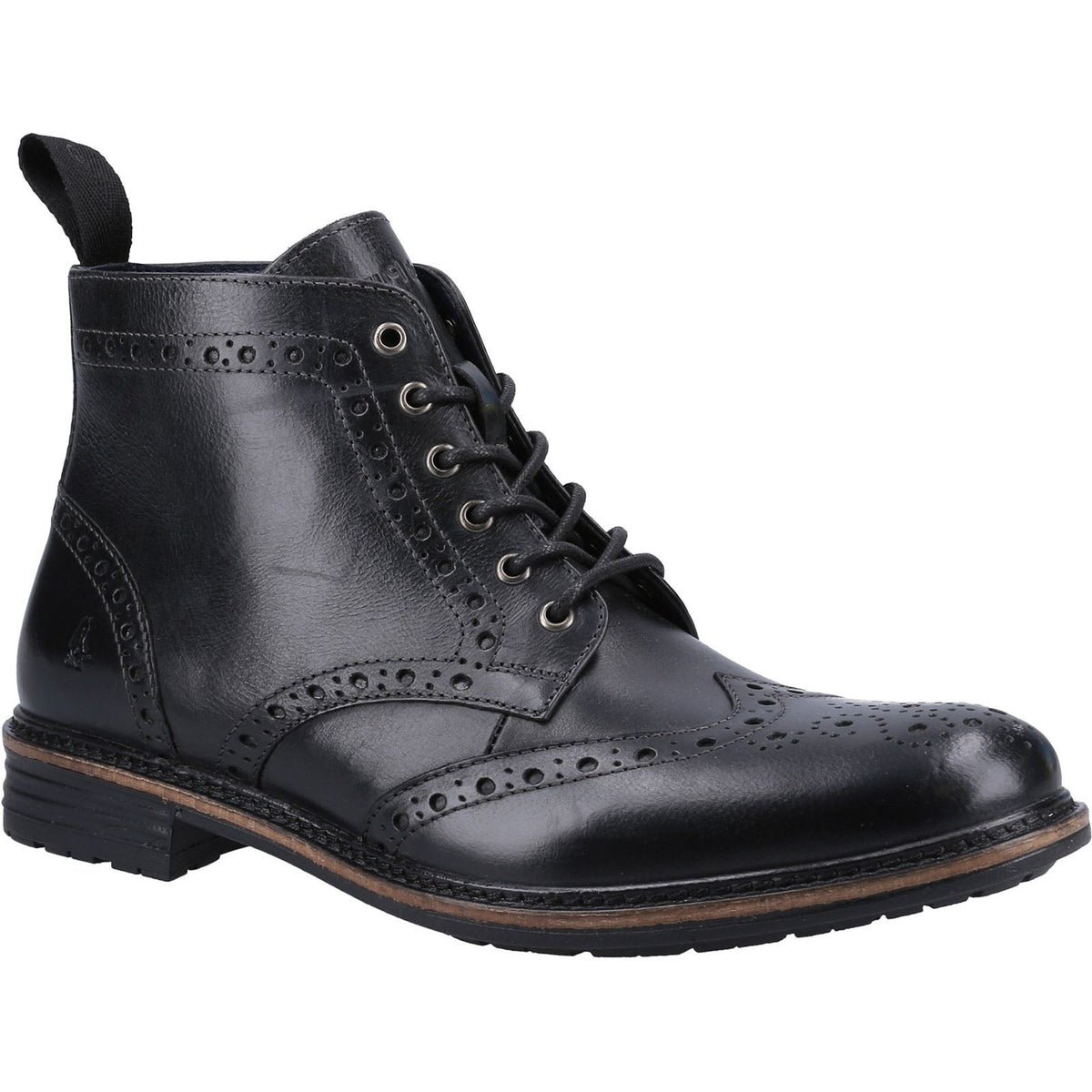 Hush Puppies Joshua Leather Men's Black Boots