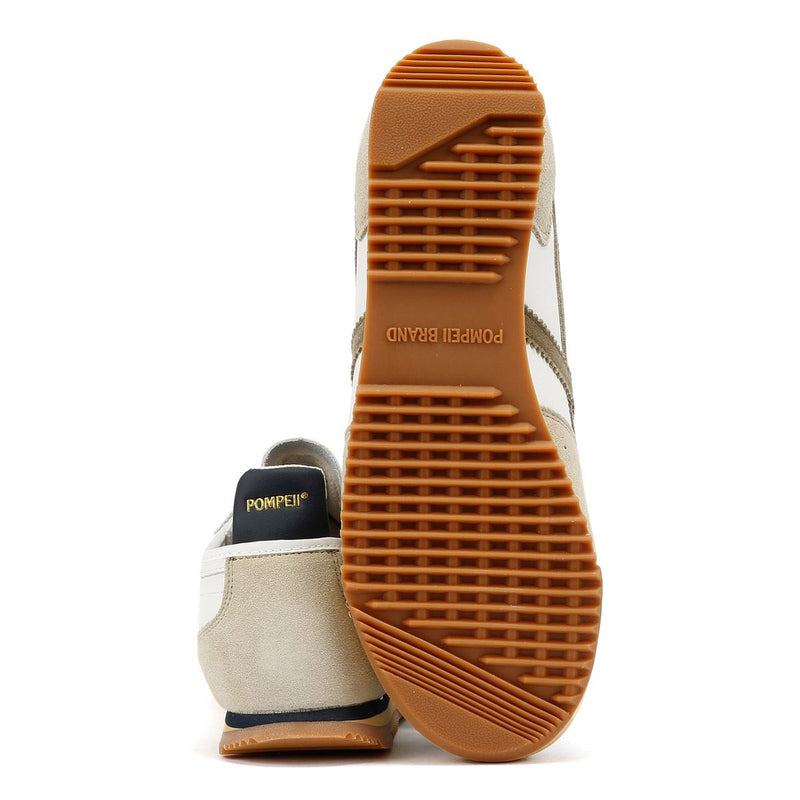 Pompeii Kite Men's Ecru/Khaki Trainers