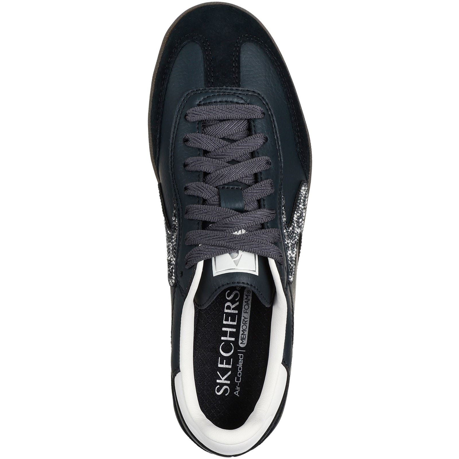 Skechers Hotshot Shimmering Spots Women's Black/White Trainers