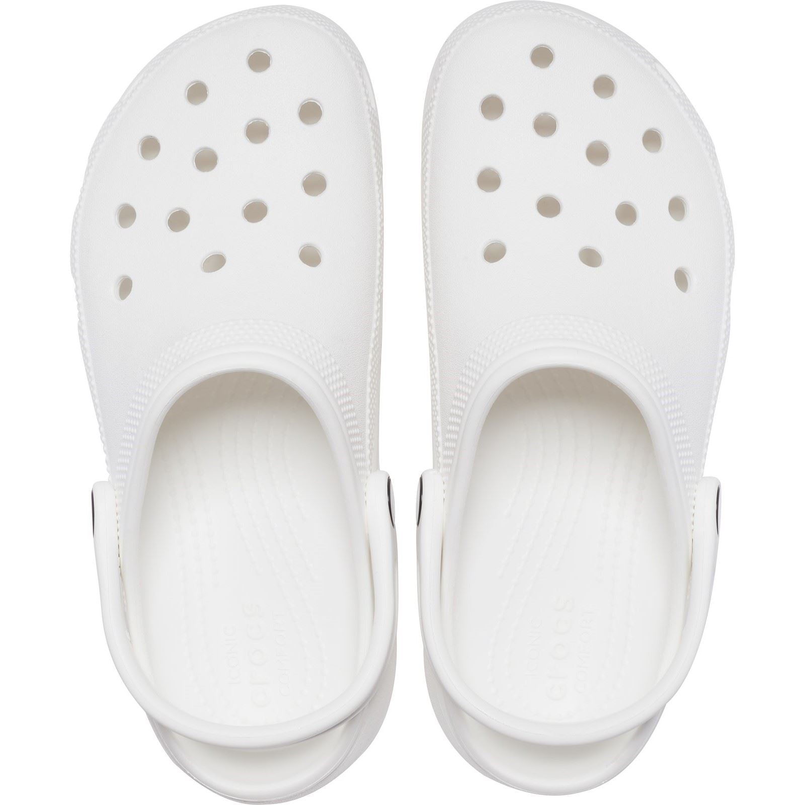 Crocs Classic Platform Synthetic Women's White Clogs