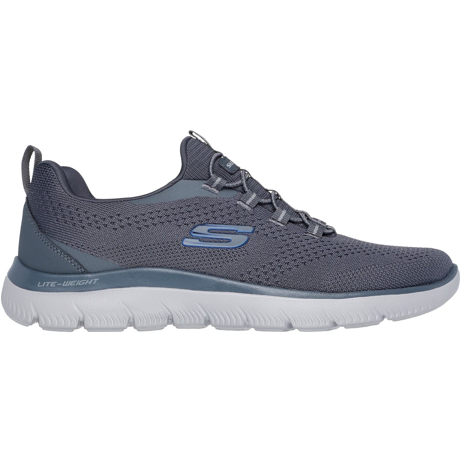 Skechers Summits Tallo Textile Men's Charcoal Trainers