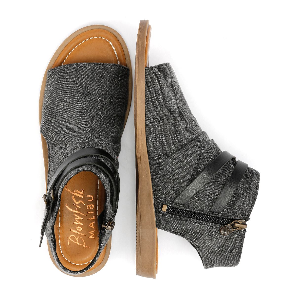 Blowfish Malibu Denver Women's Charcoal Sandals