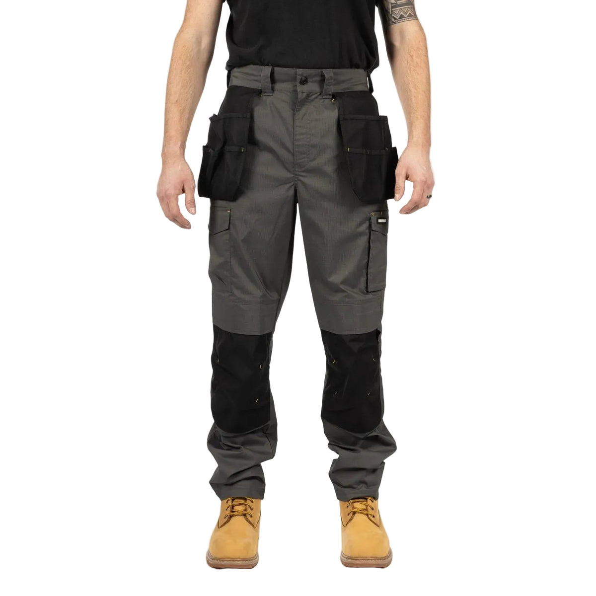 Caterpillar Nexus Holster Stretch Pocket Cotton Men's Grey Outdoor Trousers
