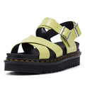 Dr. Martens Voss II Distressed Patent Women's Lime Sandals