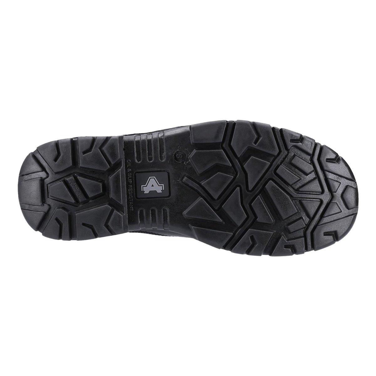 Amblers Safety Combat Leather Black