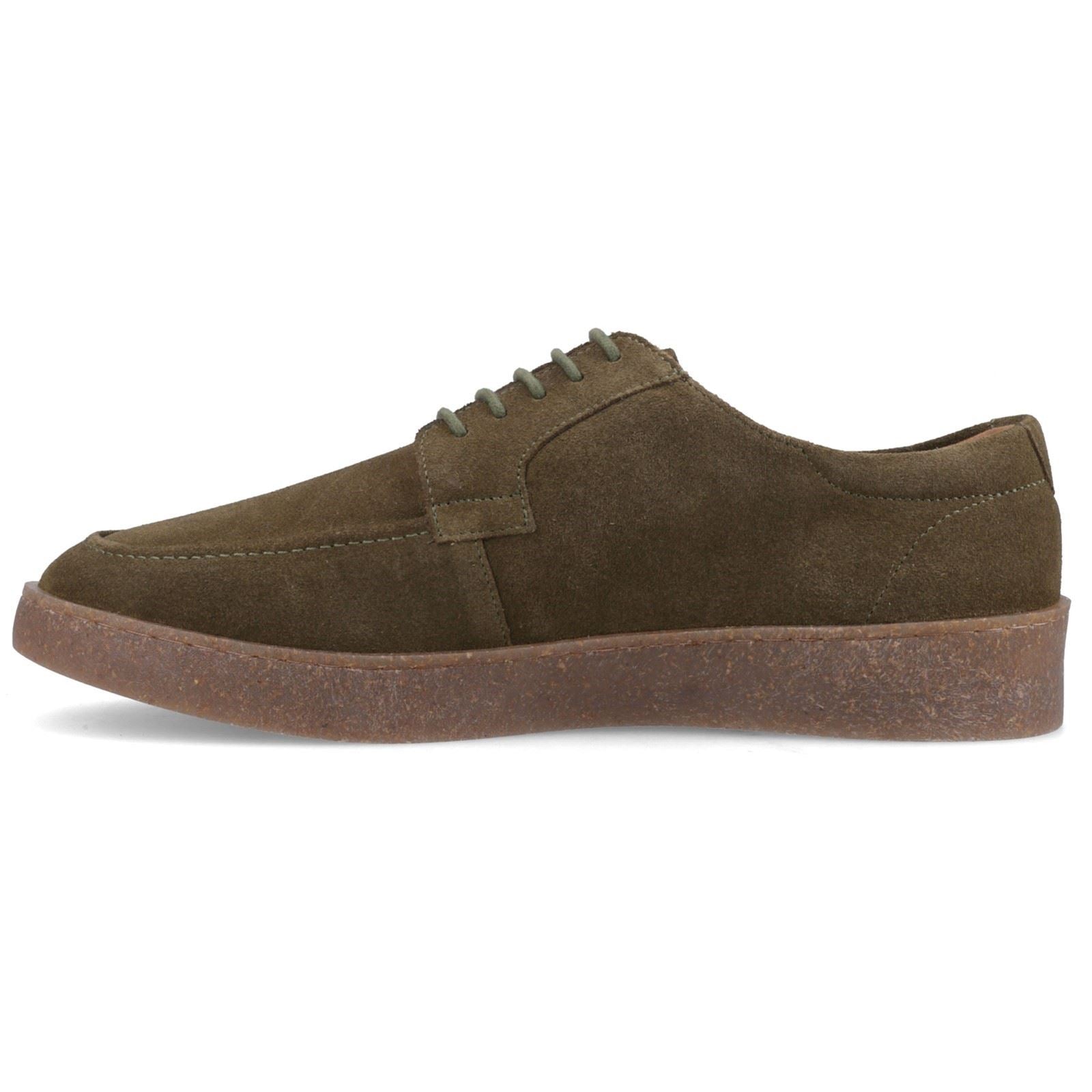 Hush Puppies Rafael Suede Men's Khaki Lace-Up Shoes