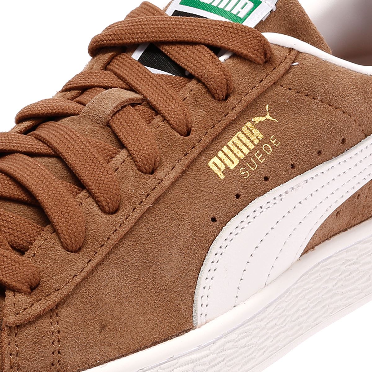 Puma Classic Suede Haute Coffee/White Trainers