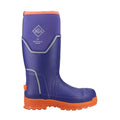 Muck Boots Grit S5 Rubber Men's Blue/Orange Wellington Boots