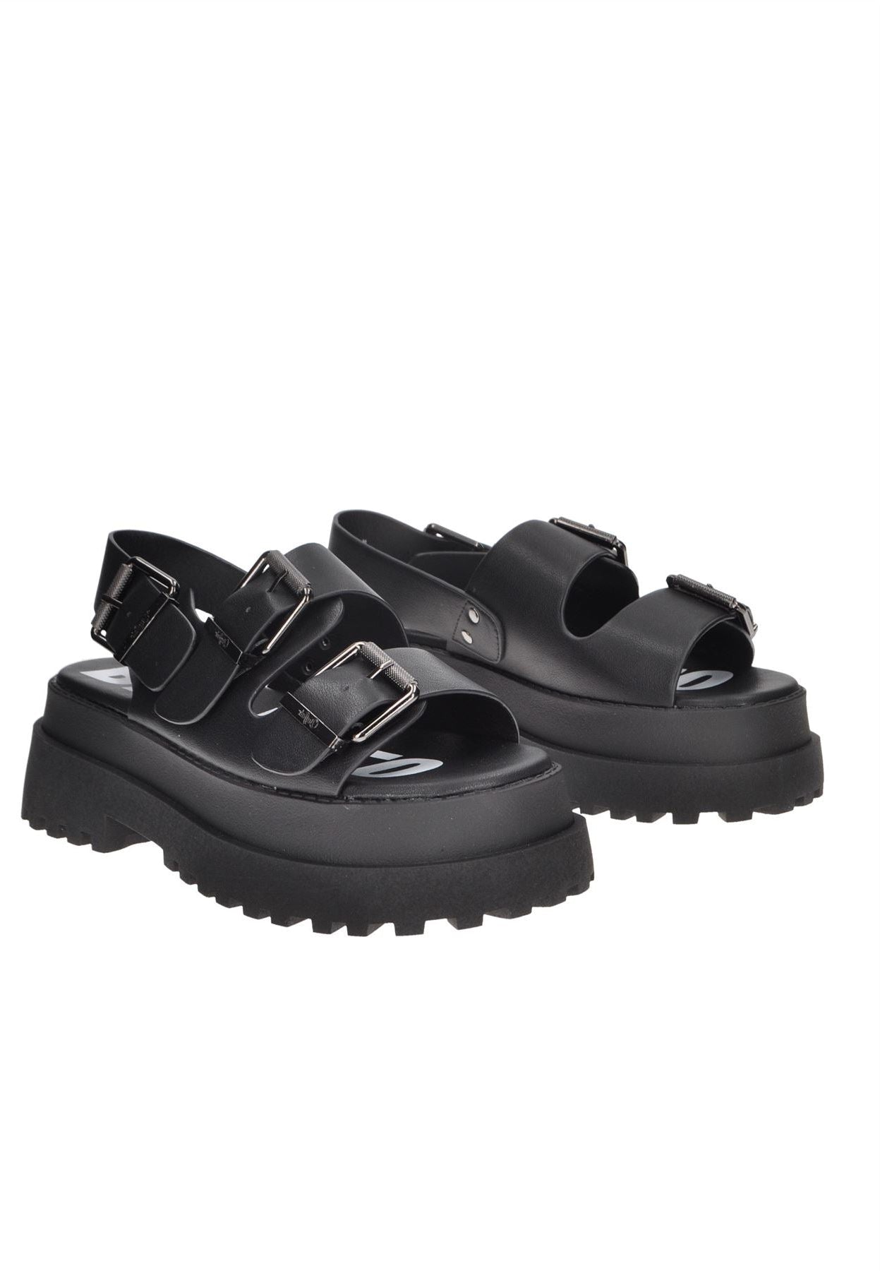 Buffalo Pluto Ari Women's Black Sandals