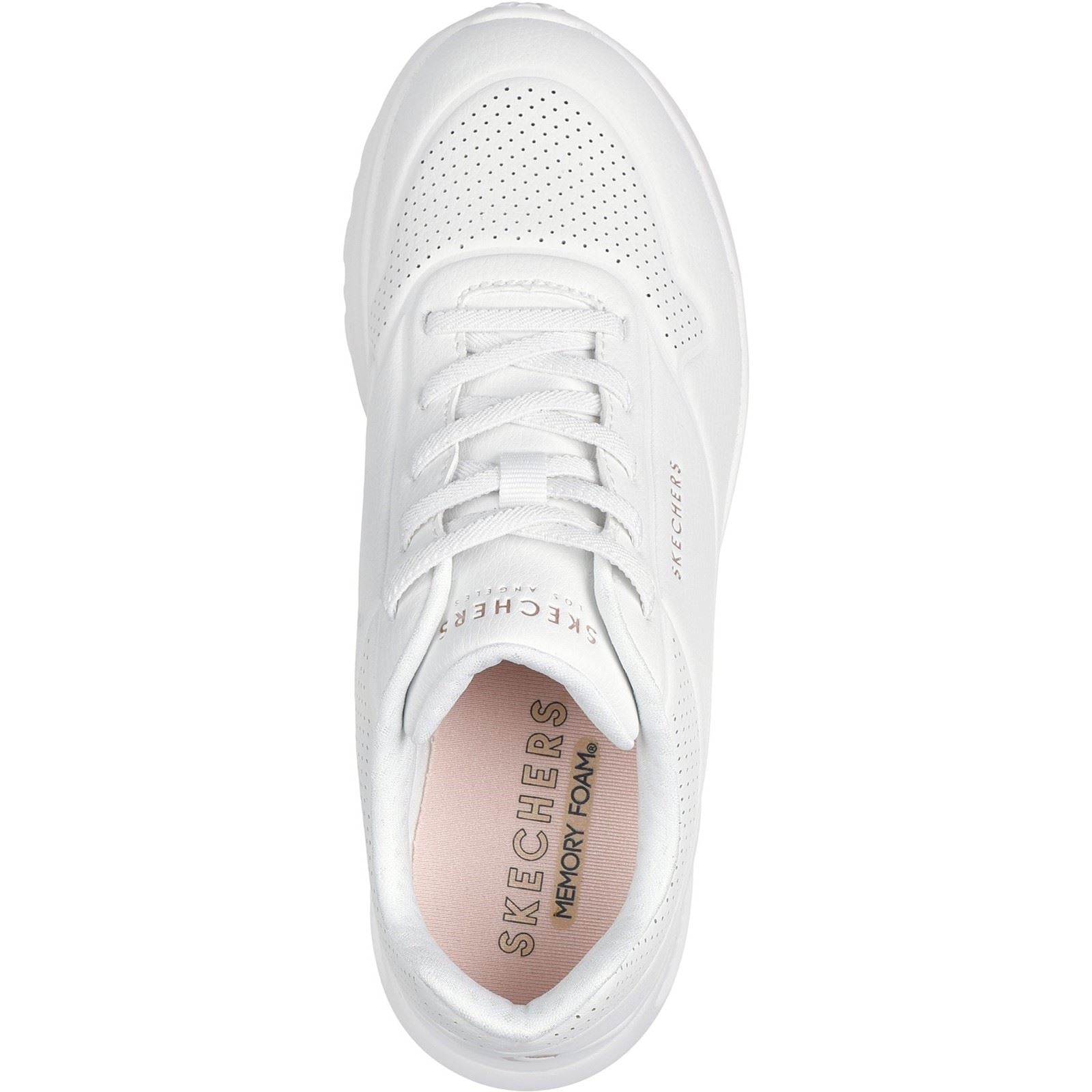 Skechers Uno Lite Work Synthetic Women's White Trainers
