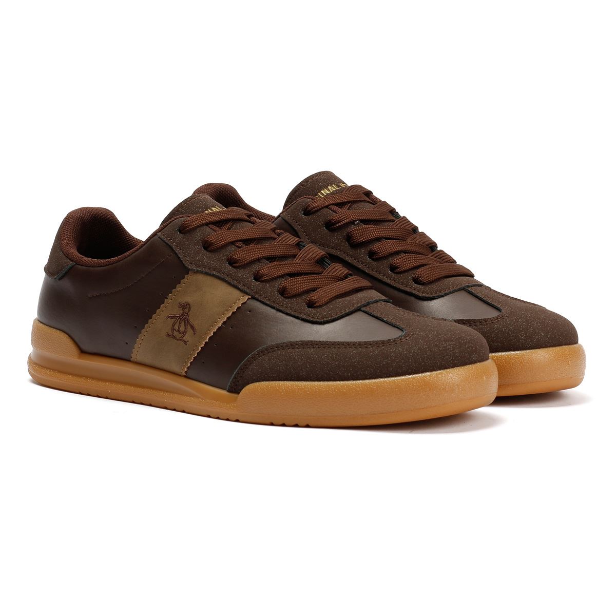 Penguin Giovanni Men's Chocolate Trainers