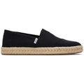 TOMS Alpargata Rope 2.0 100% Cotton Men's Black Espadrilles