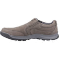 Hush Puppies Jasper Leather Men's Grey Nubuck Moccasins Shoes
