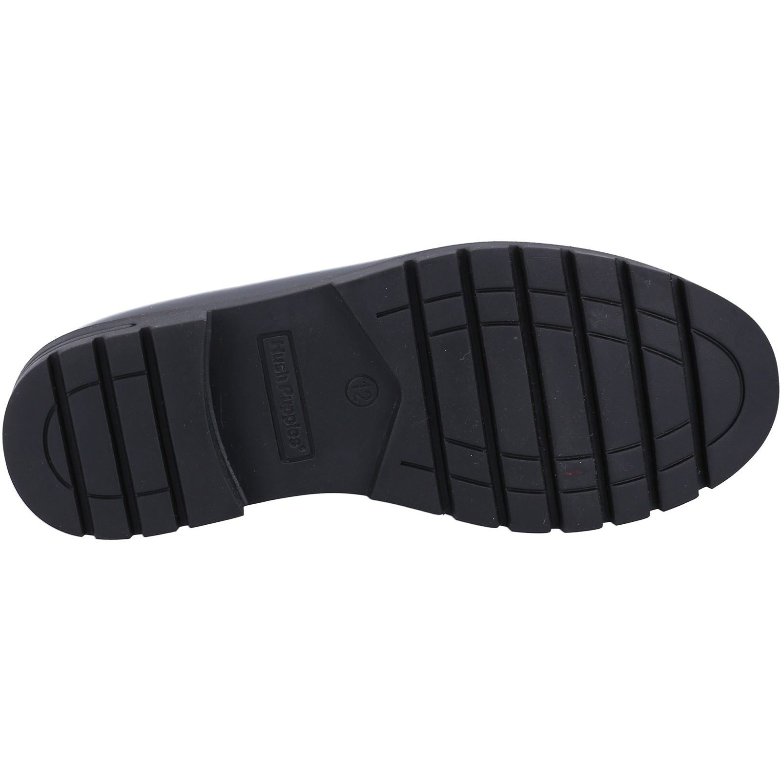 Hush Puppies Hazel Patent Leather Youth Girl's Black Loafers