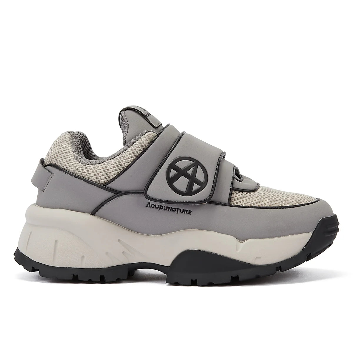 Womens White & Grey ACUPUNCTURE Gingypock Trainers | schuh