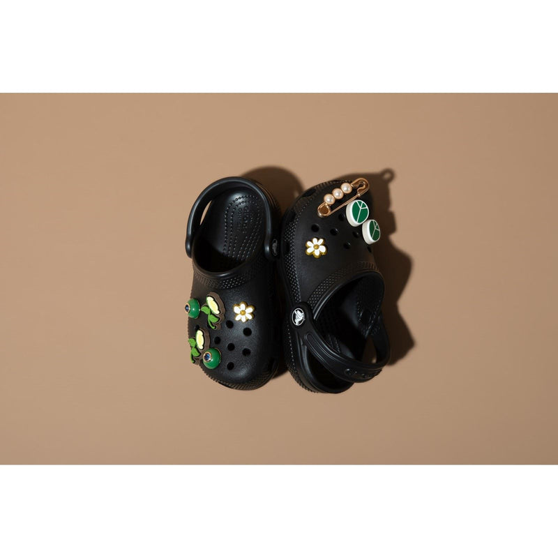 Crocs Kids' Classic Synthetic Black Clogs