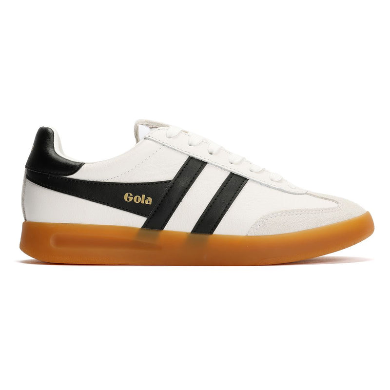 Gola Cyclone Leather Women's White/Black/Gum Trainers