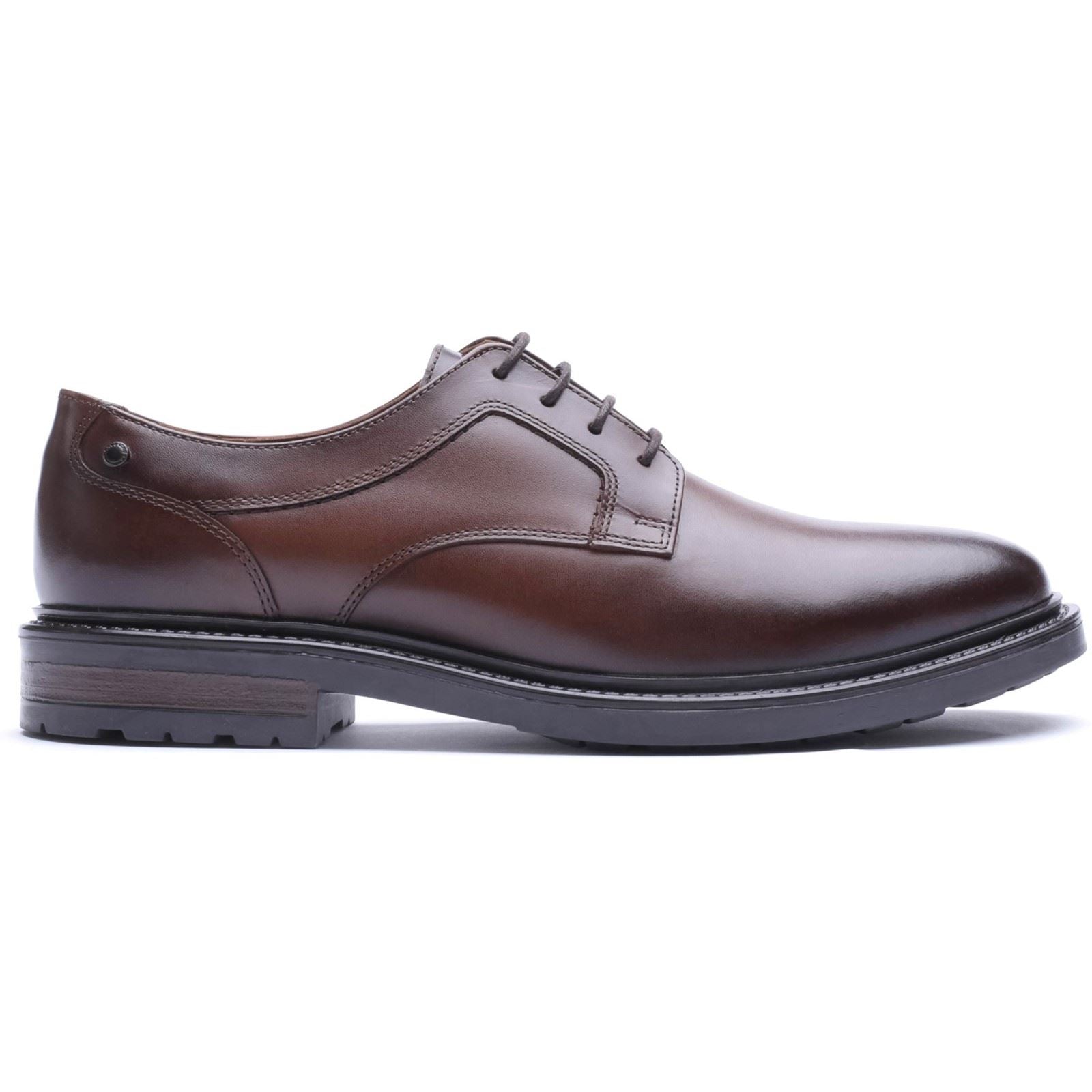 Base London Carter Leather Men's BROWN Derby Shoes