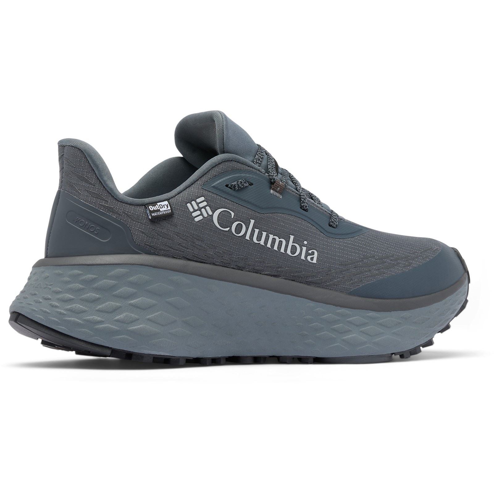 Columbia Konos Trillium Walking Polyester Men's Graphite/Black Hiking Shoes