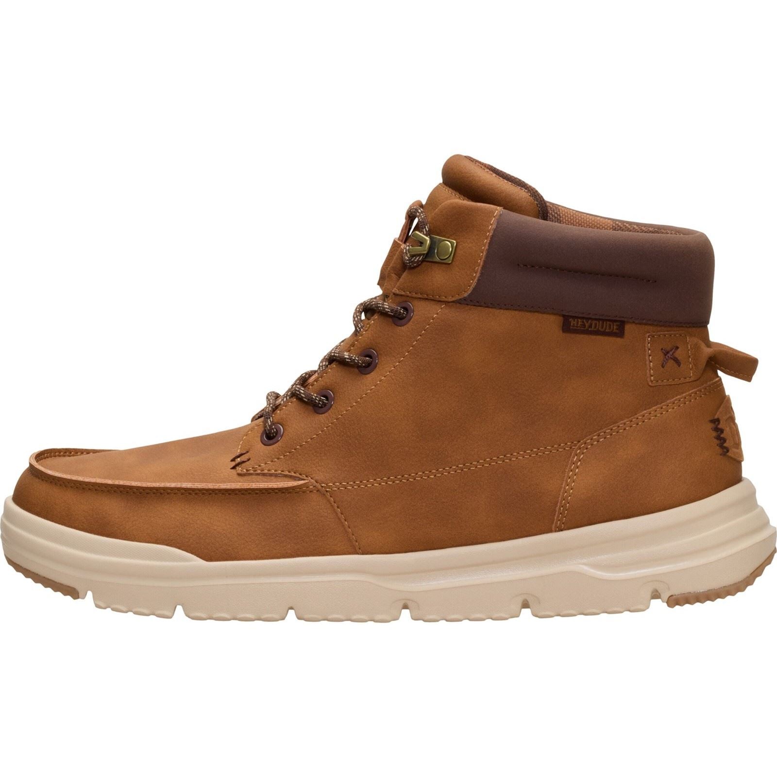 HEYDUDE Bradley II Classic Polyurethane Men's Argan Oil/Multi Ankle Boots