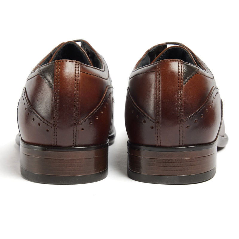 Pod Ralph Leather Men's Cognac Oxford Shoes