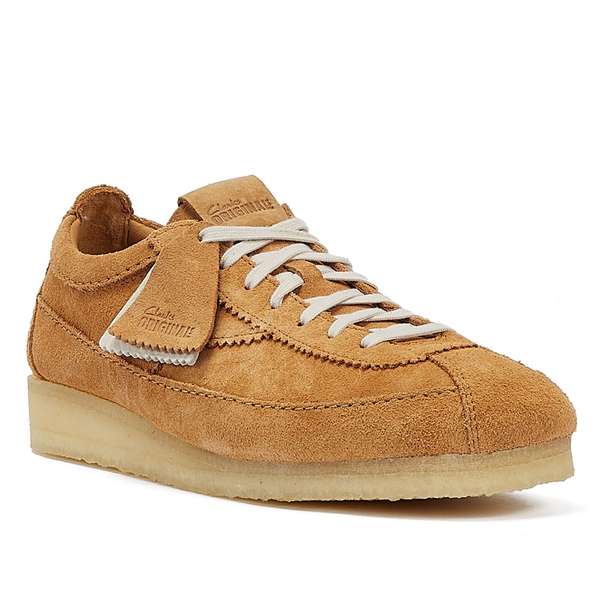 Clarks Originals Wallabee Tor Suede Men's Tan Lace-Up Shoes