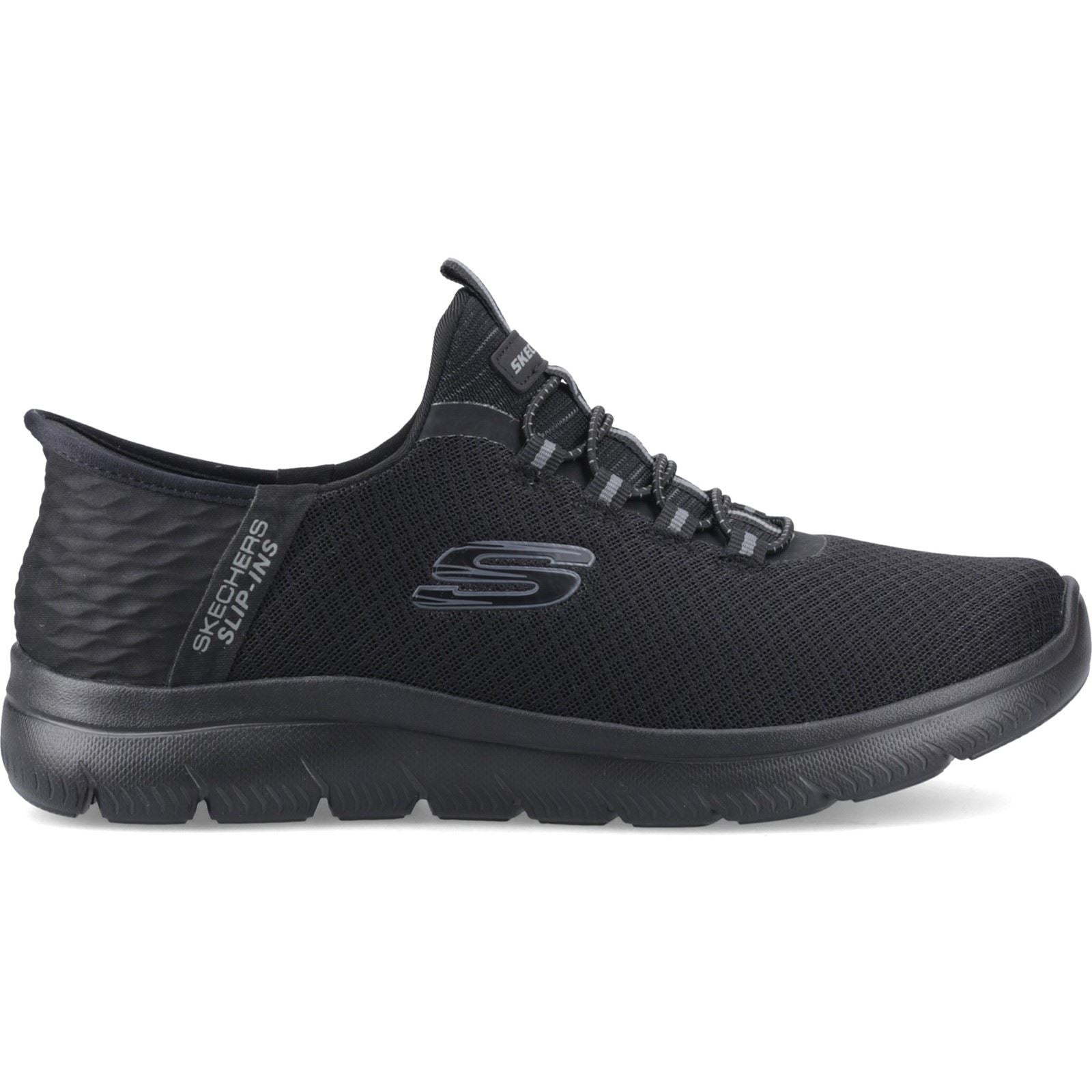Skechers Summits - High Range Textile Men's Black Wide Trainers