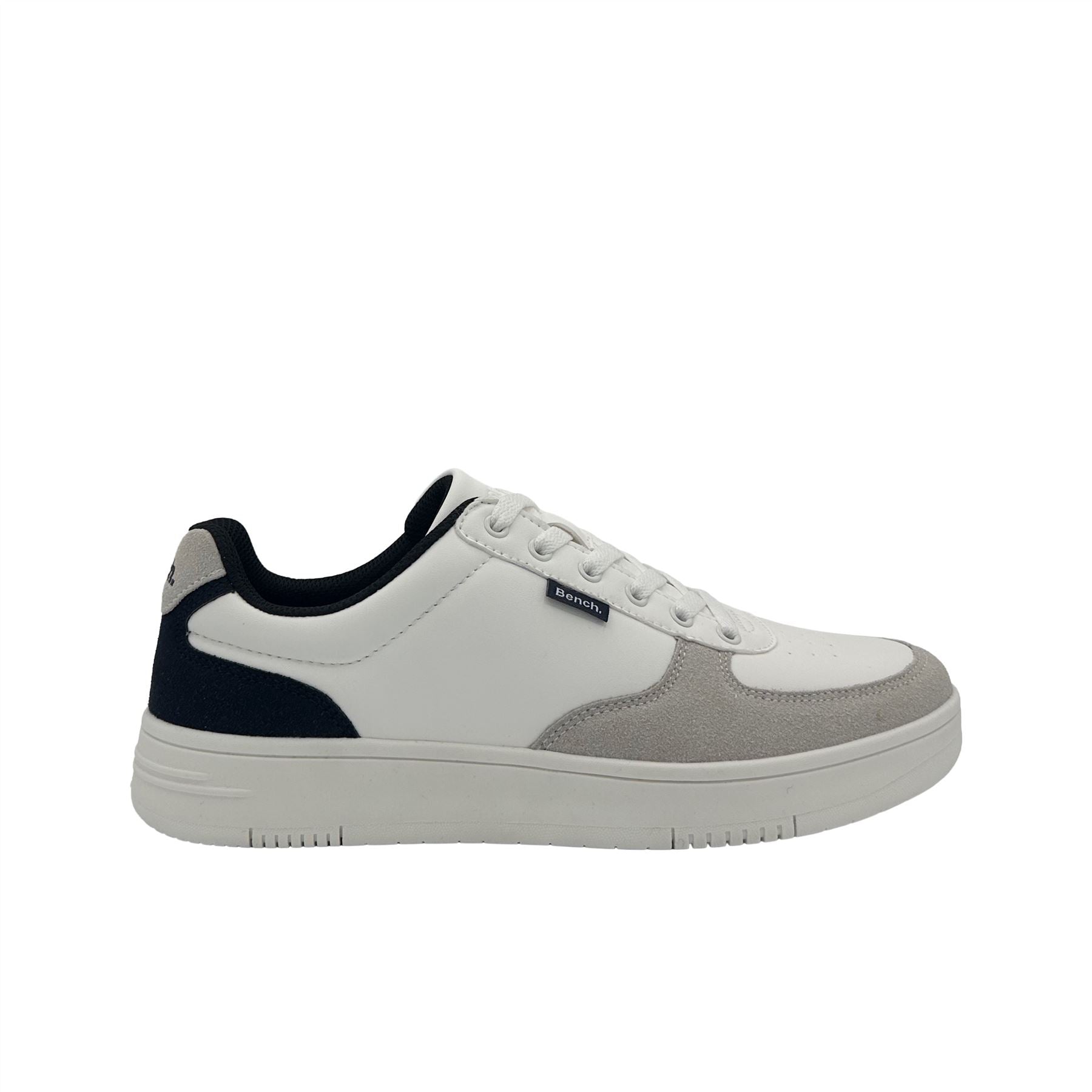 Bench Grainger Men's White/Grey Trainers