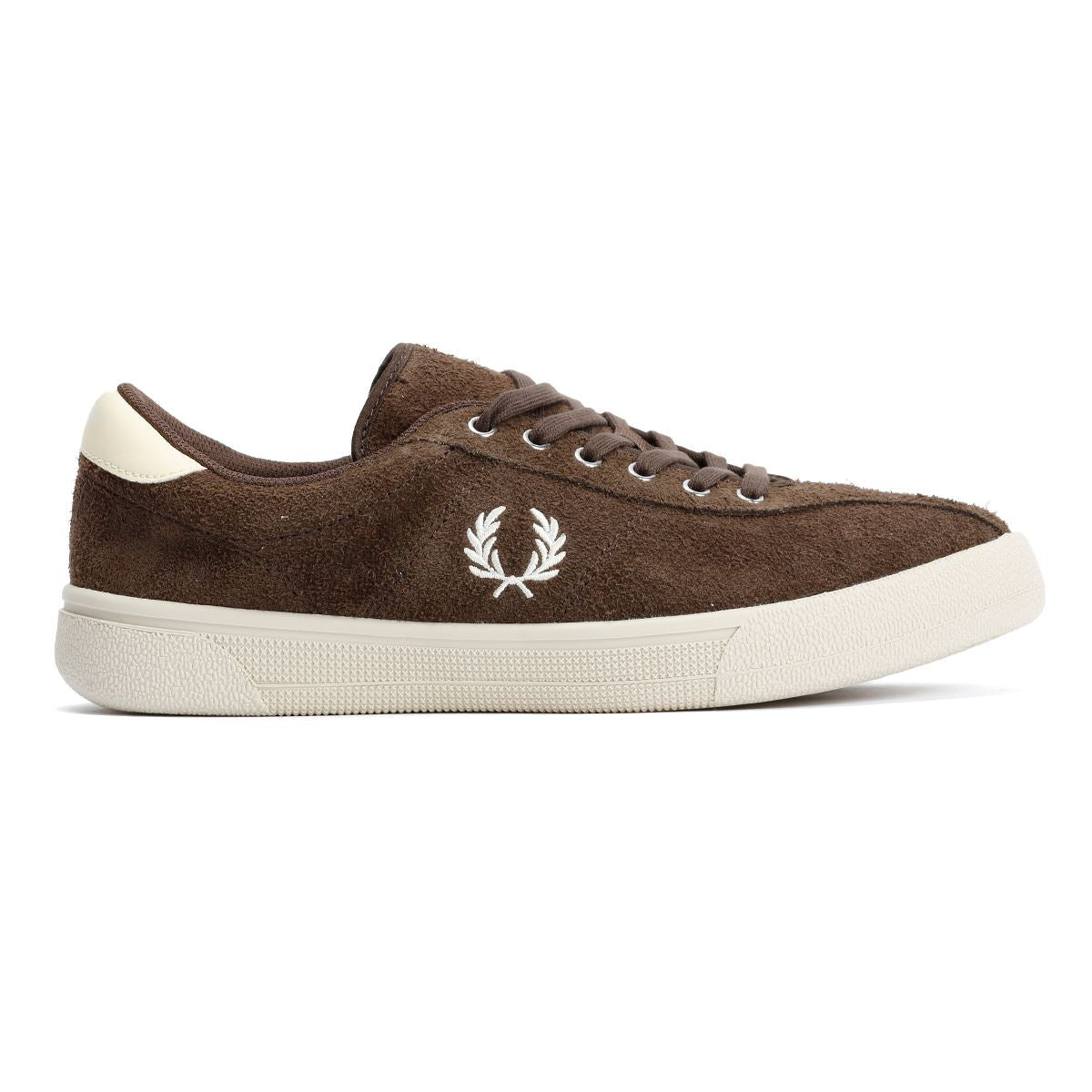 Fred Perry Tennis Shoe Suede Men's Tobacco/Ice Cream Trainers