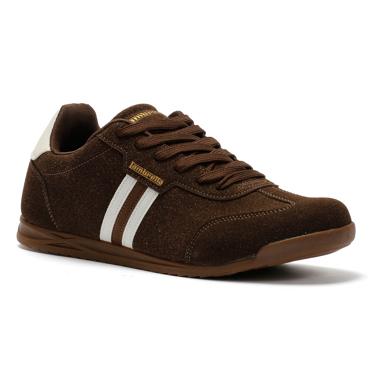 Lambretta Tackle Men's Chocolate Trainers