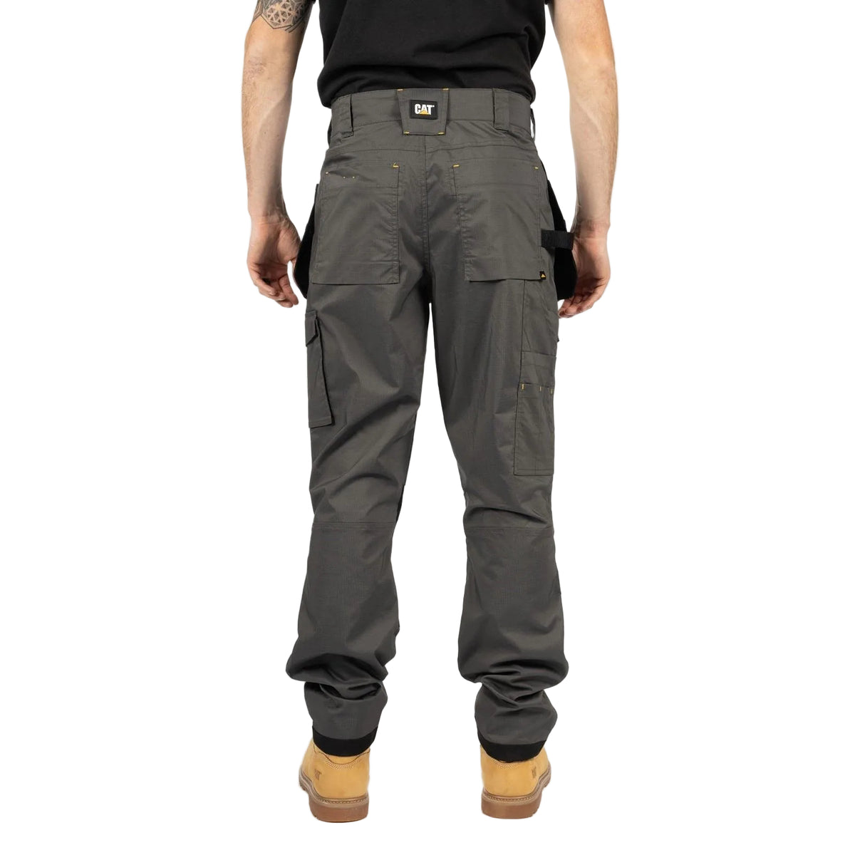 Caterpillar Nexus Holster Stretch Pocket Cotton Men's Grey Outdoor Trousers