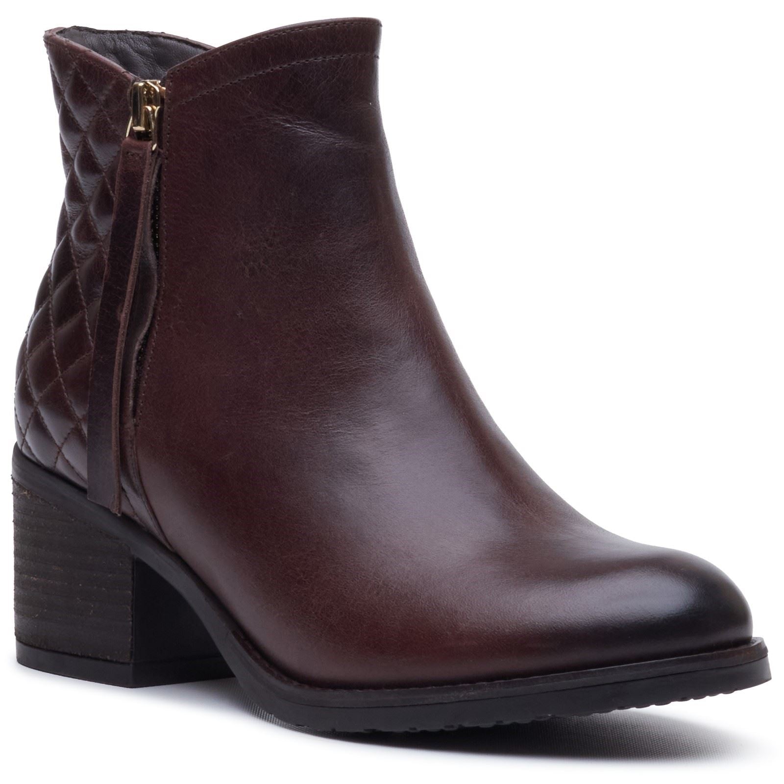 Hush Puppies Halia Leather Women's BROWN Boots