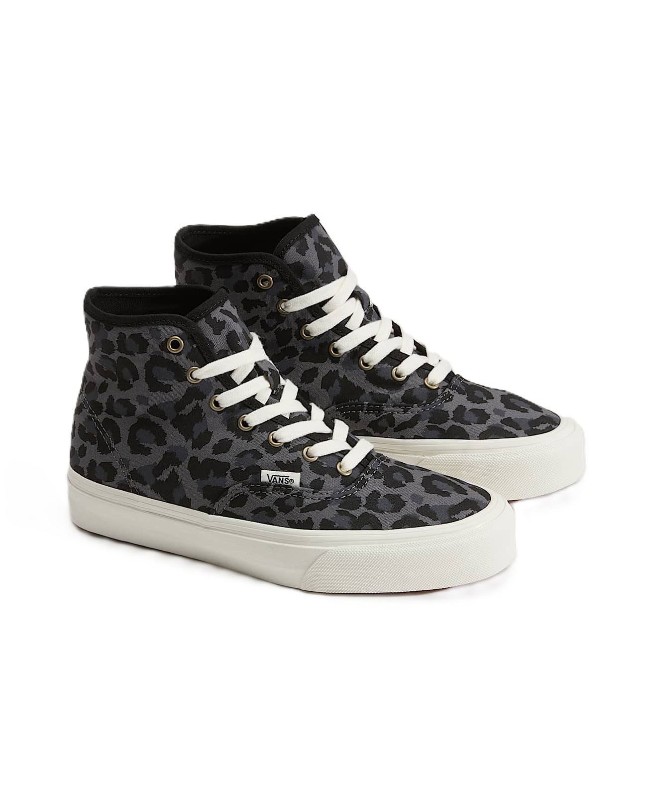 Vans Authentic Hi 2.0 Canvas Women's Leopard Black/Pew Trainers