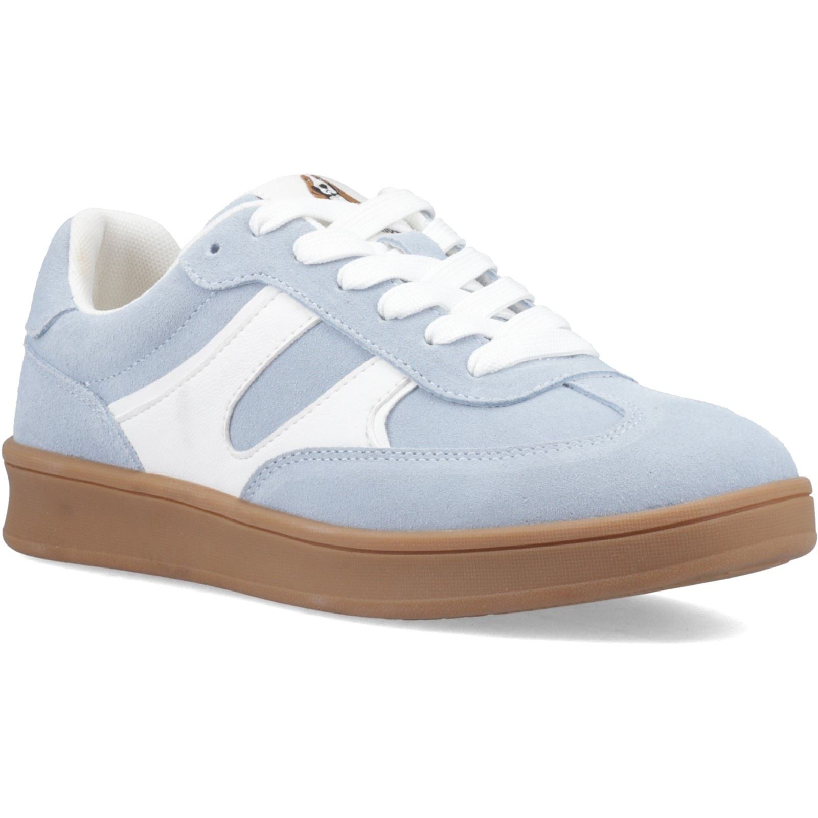 Hush Puppies Maura Suede Women's Blue Trainers