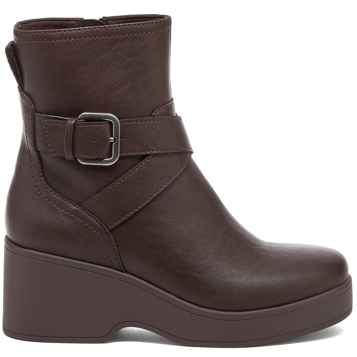 Rocket Dog Jimmy Bangor Polyurethane Women's Dark Brown Heeled Ankle Boots
