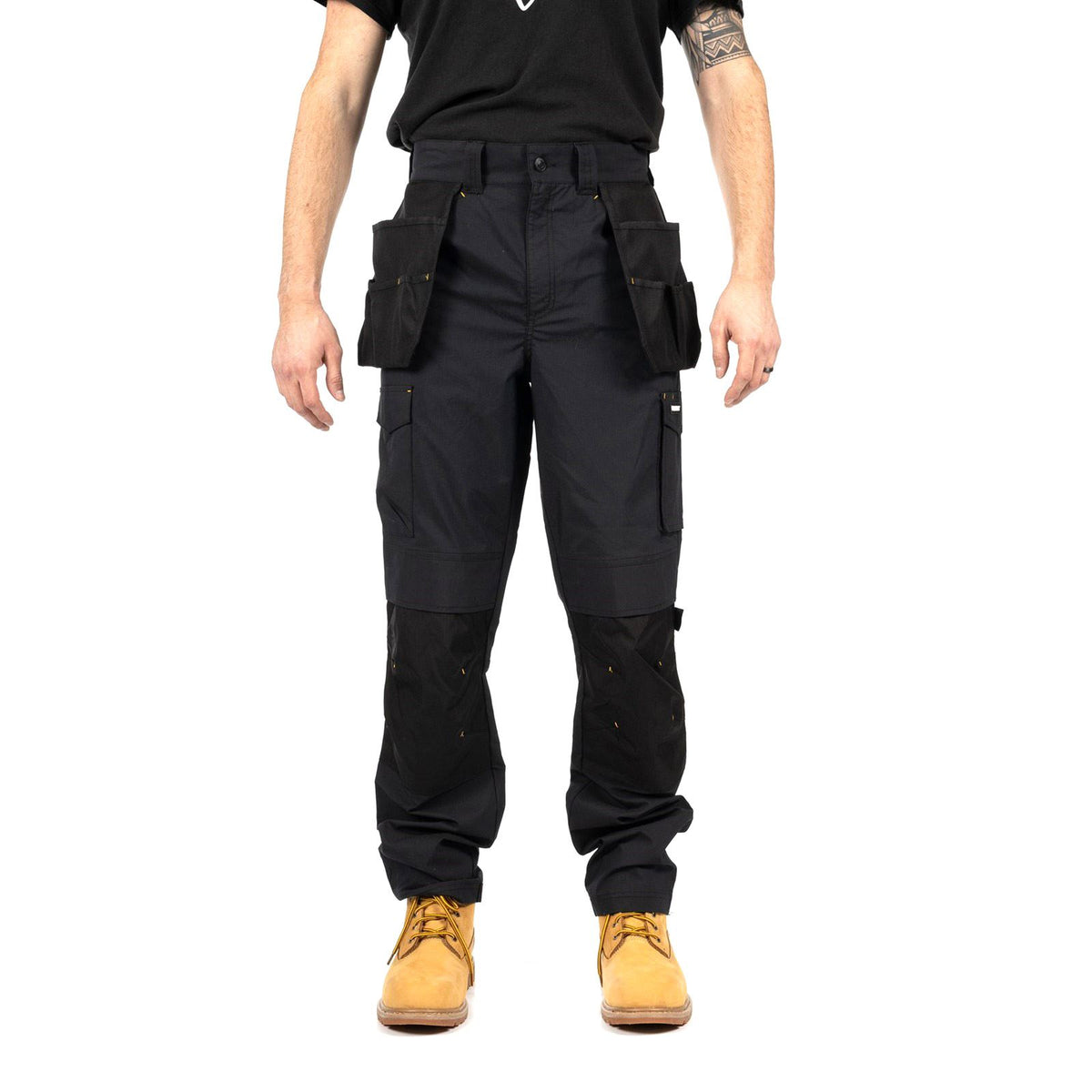 Caterpillar Nexus Holster Stretch Pocket Cotton Men's Black Outdoor Trousers