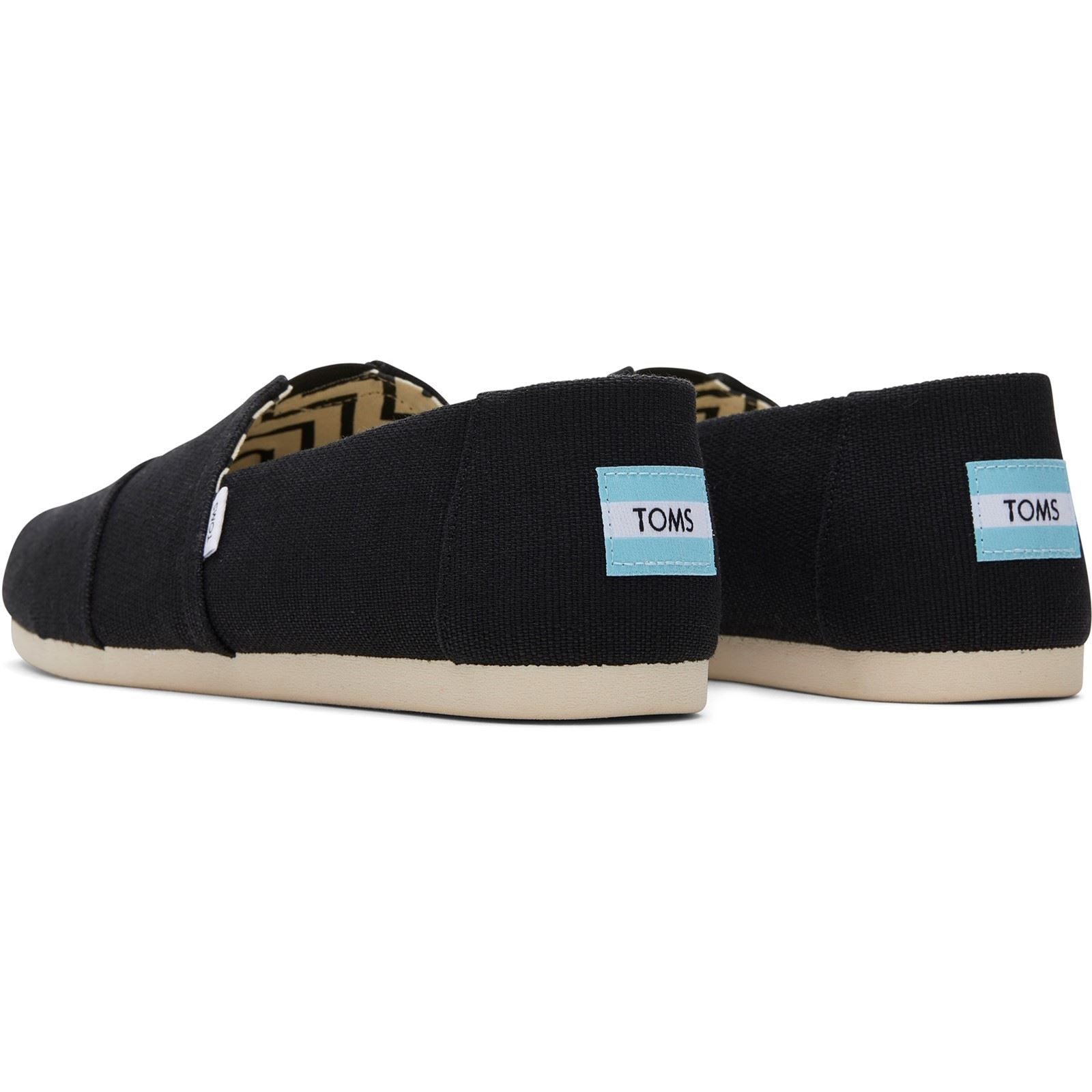 TOMS Alpargata Classic Cotton Men's Black Espadrilles
