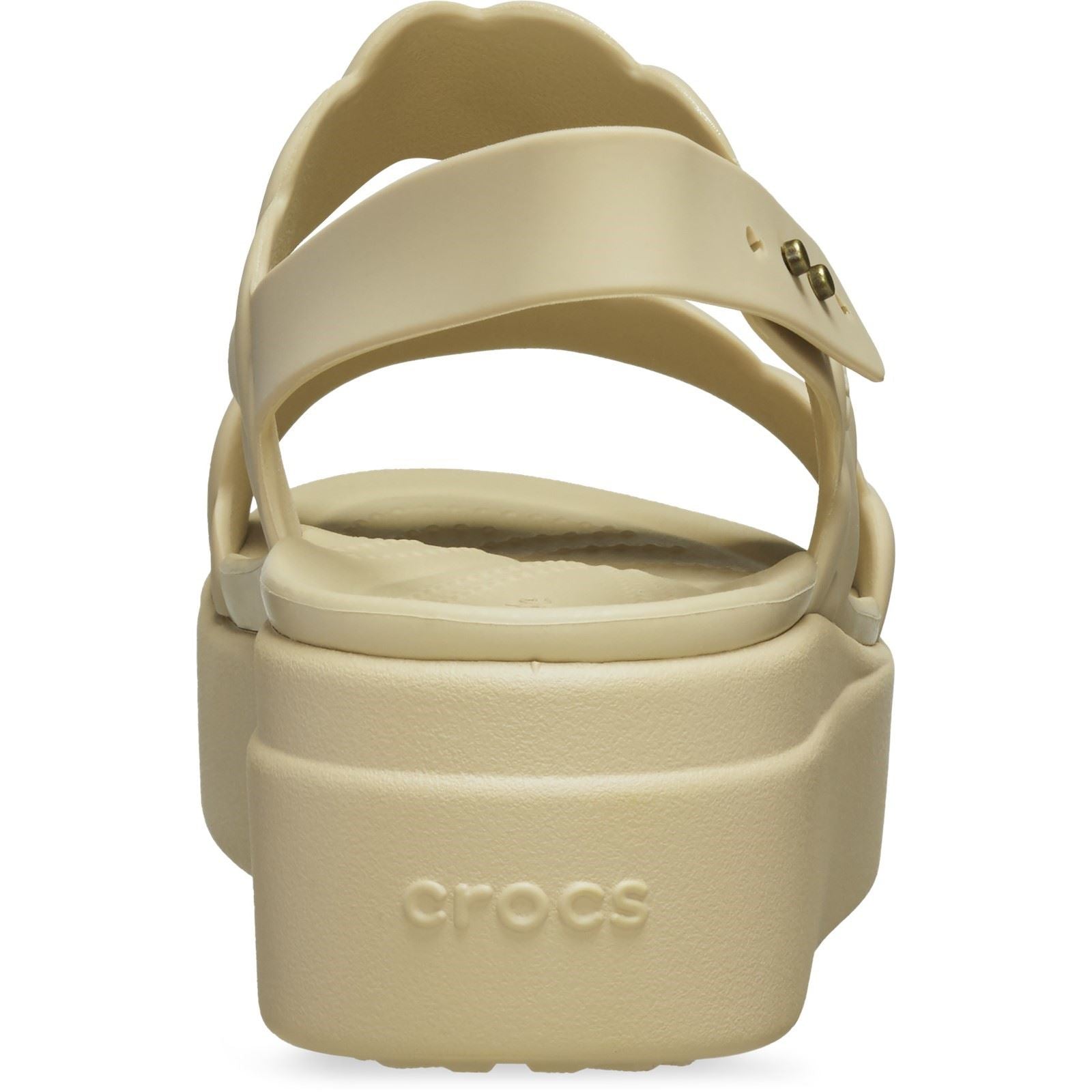 Crocs Brooklyn Woven Synthetic Women's Chai Sandals